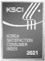 A badge of the winner in the Korea Consumer Satisfaction Index 2021 plebiscite for the Nosiboo Pro Electric Nasal Aspirator